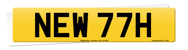 Registration number NEW 77H